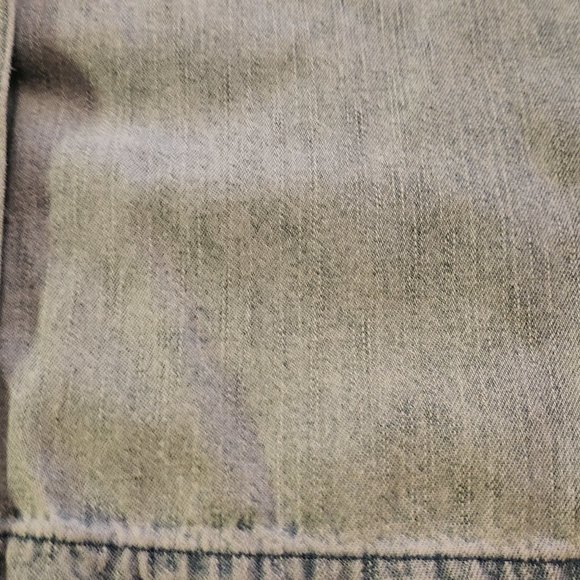 Christopher & Banks Embroidered Cats Light Wash Denim Shacket Size Medium - Picture 9 of 12